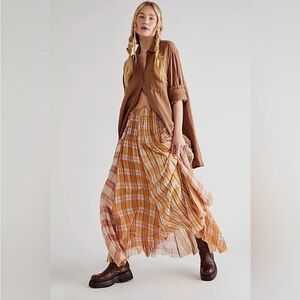 Free People FP One Lausanne Convertible Maxi Skirt Size Medium NWT